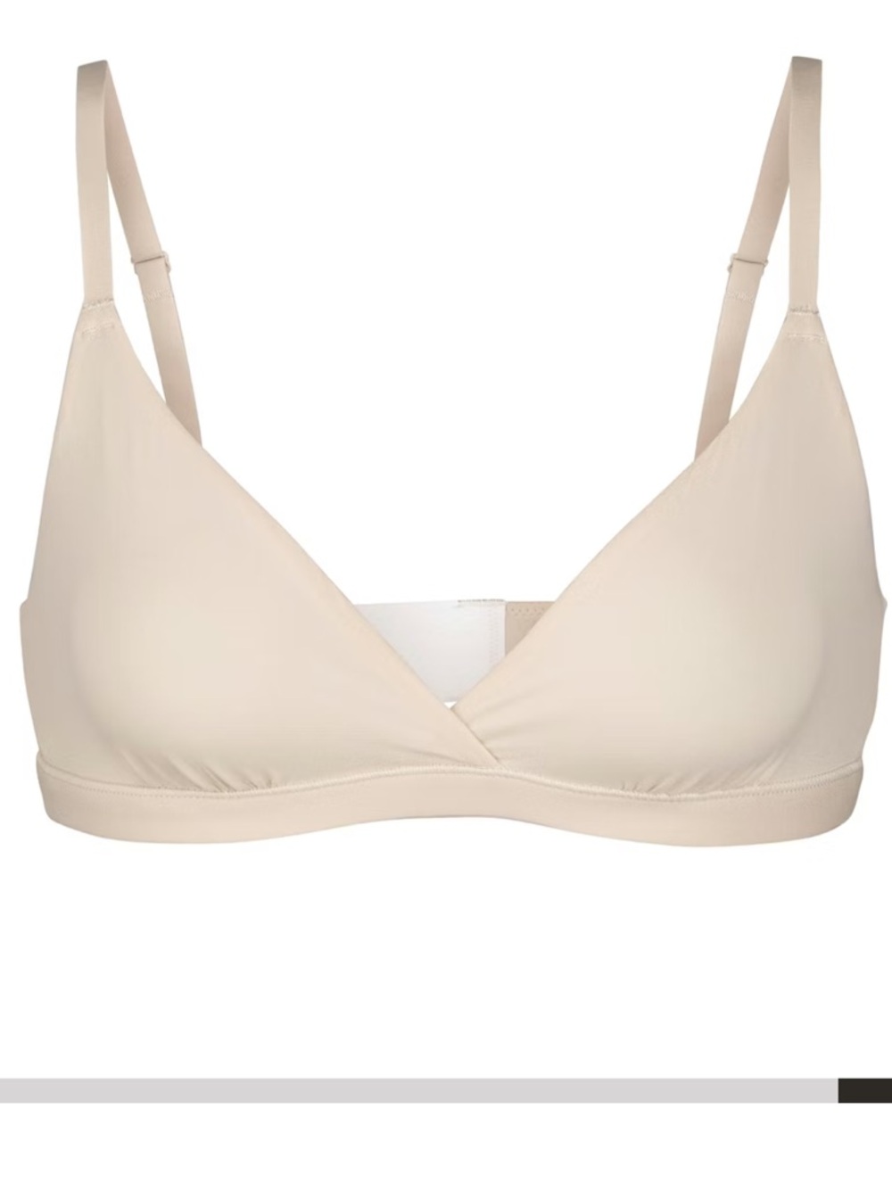SKIMS Crossover Bralette in Beige